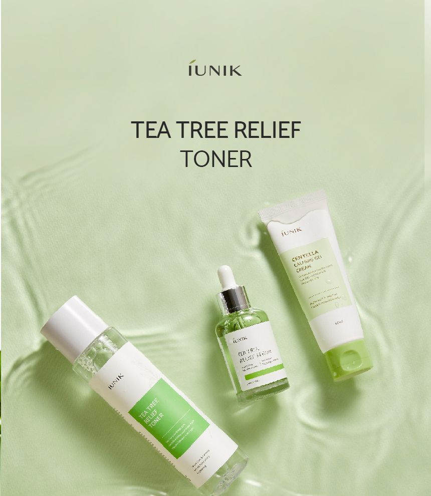 Tea Tree Relief Toner Mini 5pcs Bundle Set