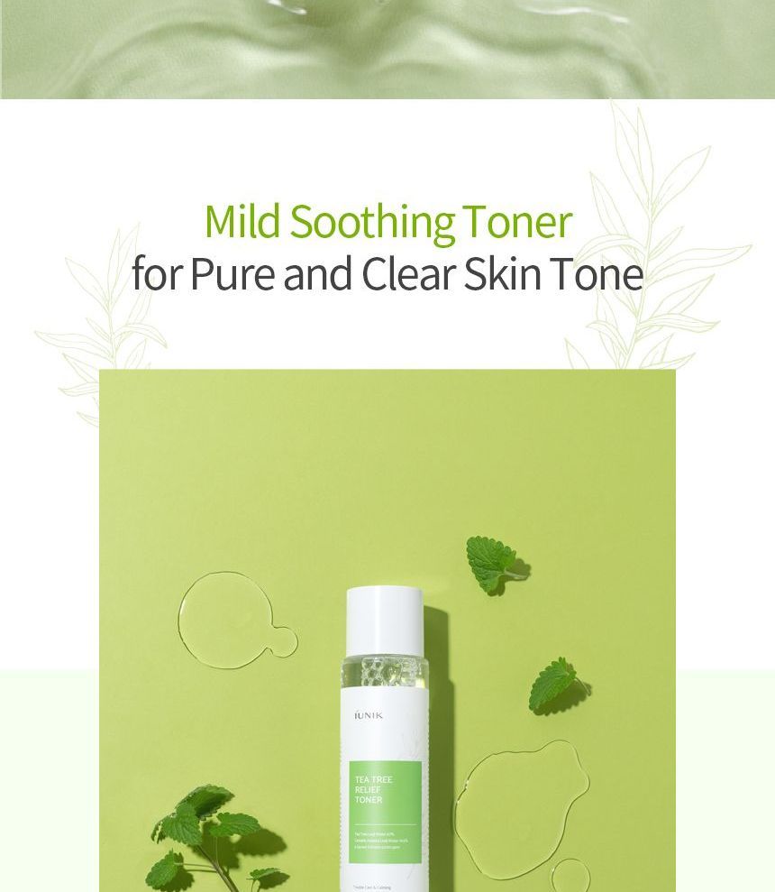 Tea Tree Relief Toner Mini 10pcs Bundle Set