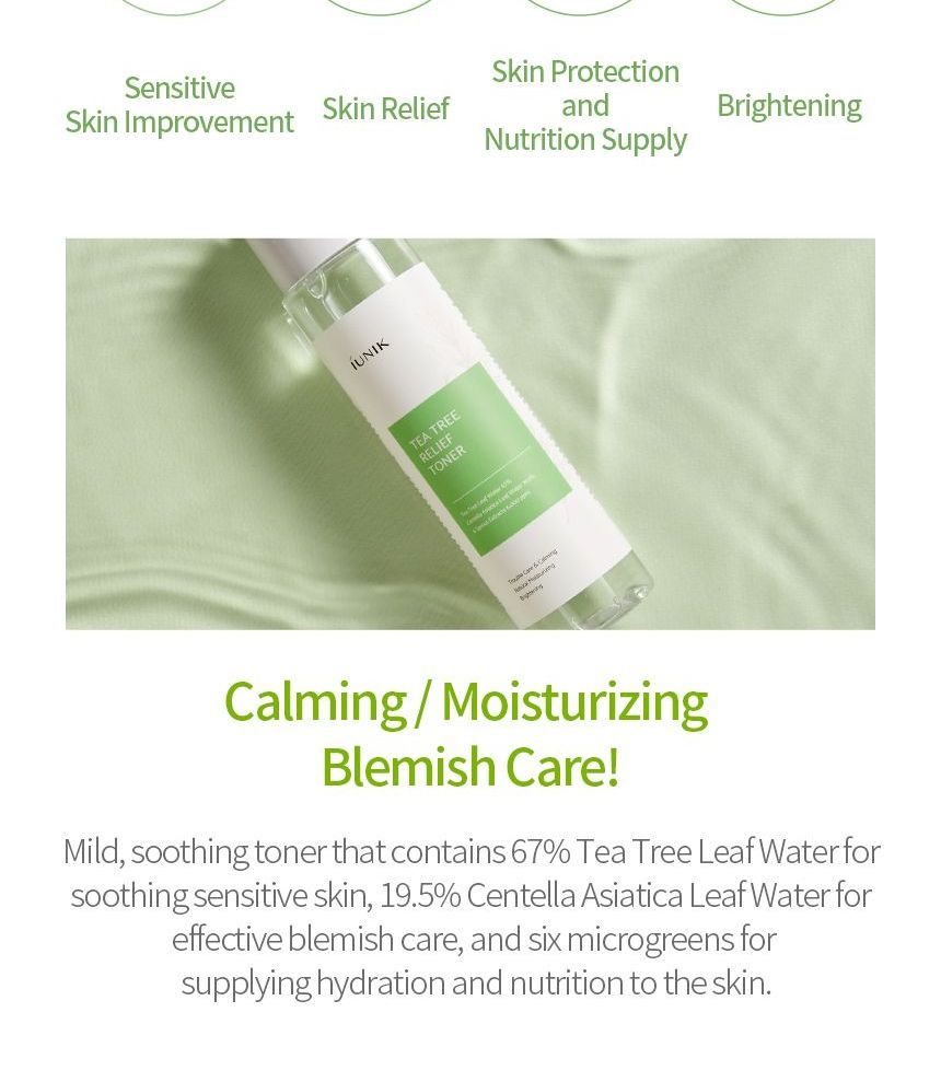 Tea Tree Relief Toner Mini 5pcs Bundle Set