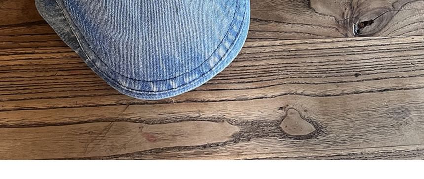 Denim Newsboy Cap