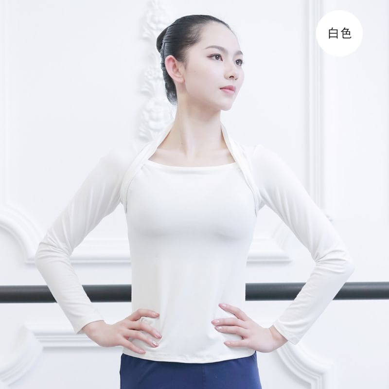 Long-Sleeve Plain Dance T-Shirt