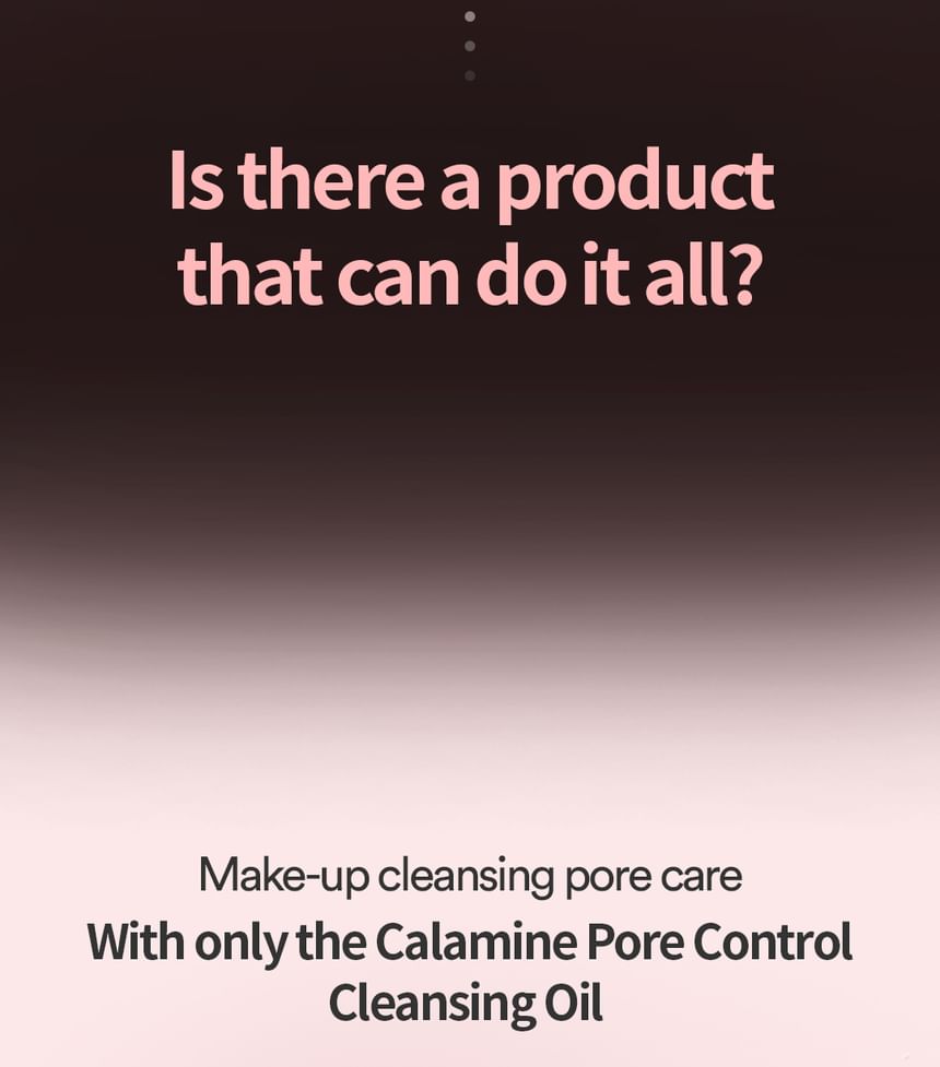 Calamine Pore Control Cleansing Oil 2pcs Bundle Set