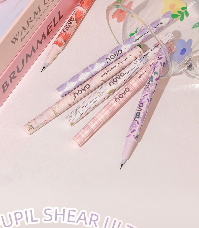 Ultra Fine Liquid Eyeliner Pen - 6 Colours