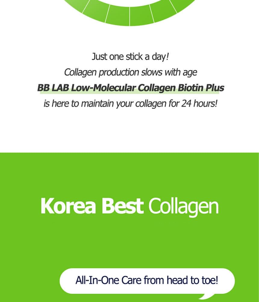BB LAB Low Molecular Collagen Biotin Plus 2pcs Bundle Set