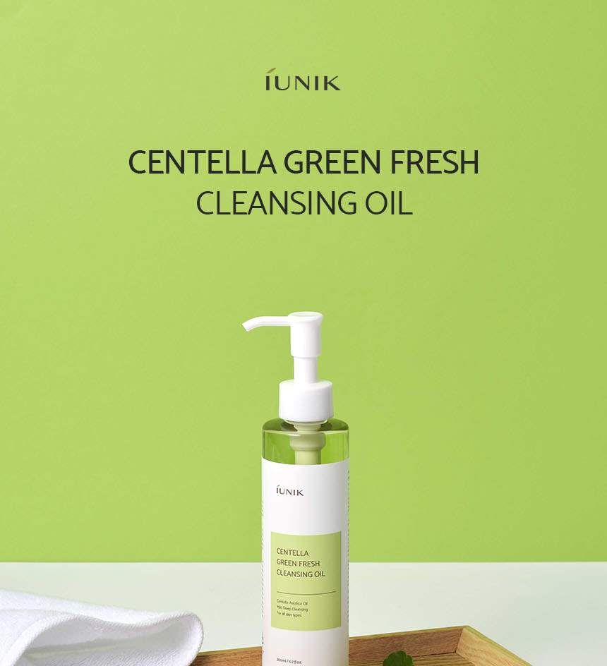 Centella Green Fresh Cleansing Oil  2pcs Bundle Set