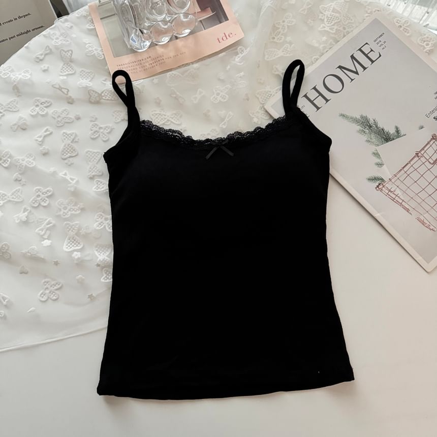 Lace Padded Camisole Top