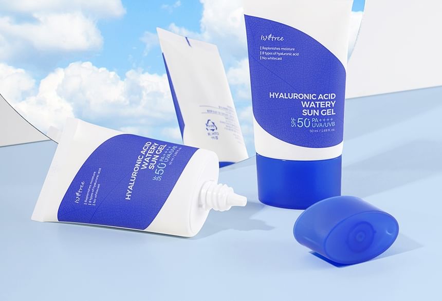 Hyaluronic Acid Watery Sun Gel 2pcs Bundle Set
