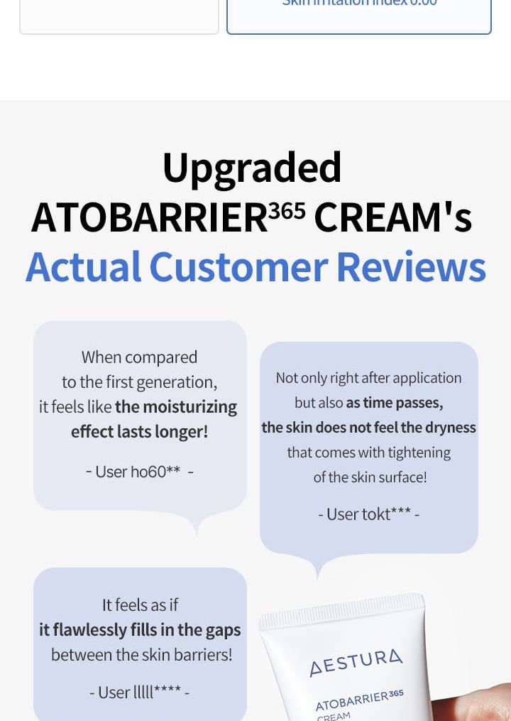Ato Barrier 365 Cream