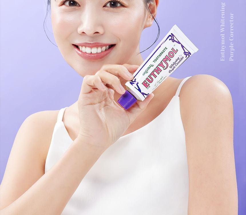 Original Toothpaste Whitening Purple Corrector 2pcs Bundle Set