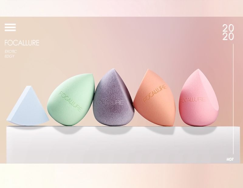 Match Max Make Up Sponge - One Cut Heart