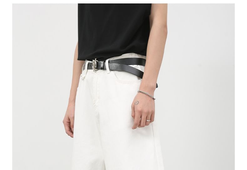 Mid Rise Capri Loose Fit Jeans