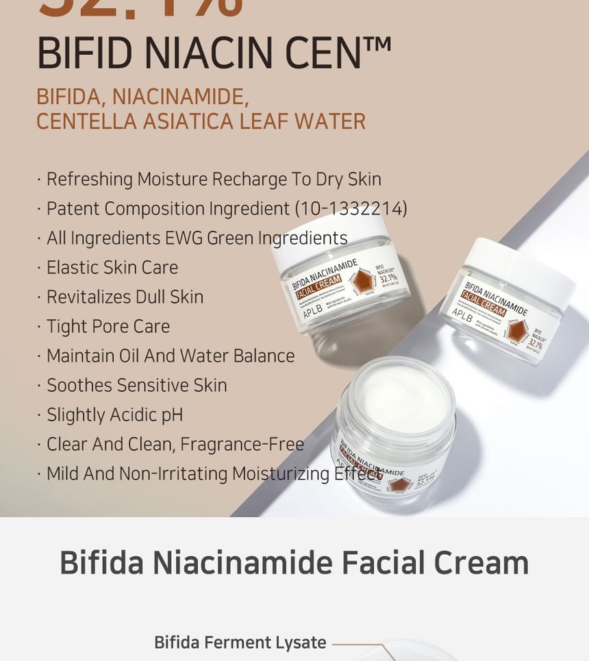 Bifida Niacinamide Facial Cream