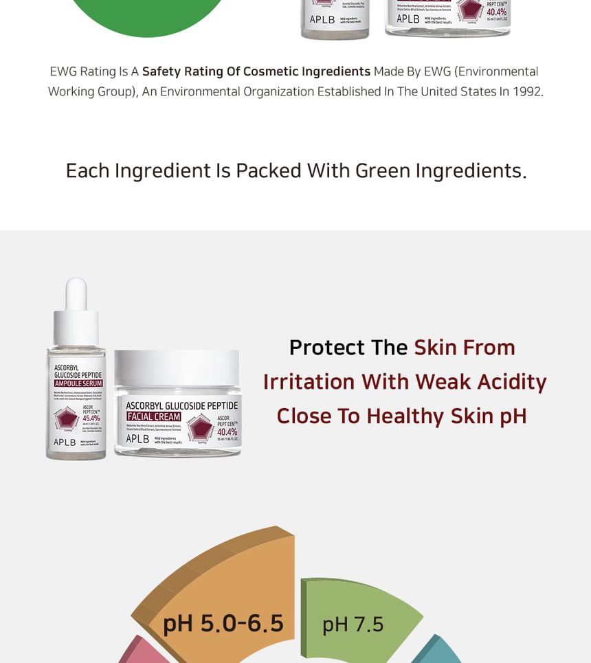 Ascorbyl Glucoside Peptide Facial Cream