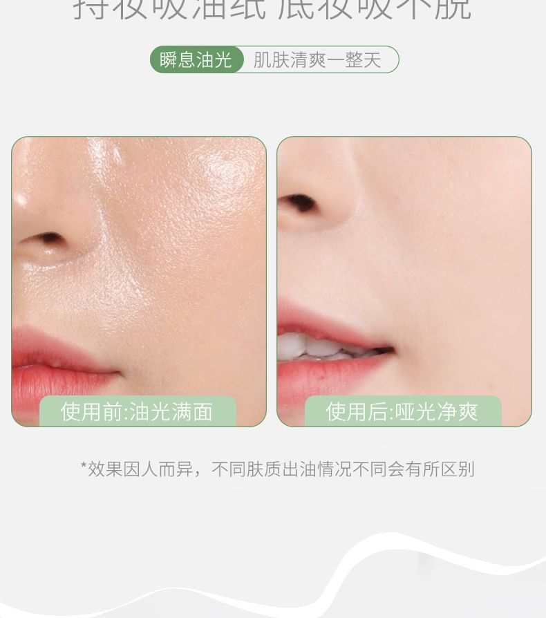 Skin-Friendly Blotting Paper (with Mirror) / Refill
