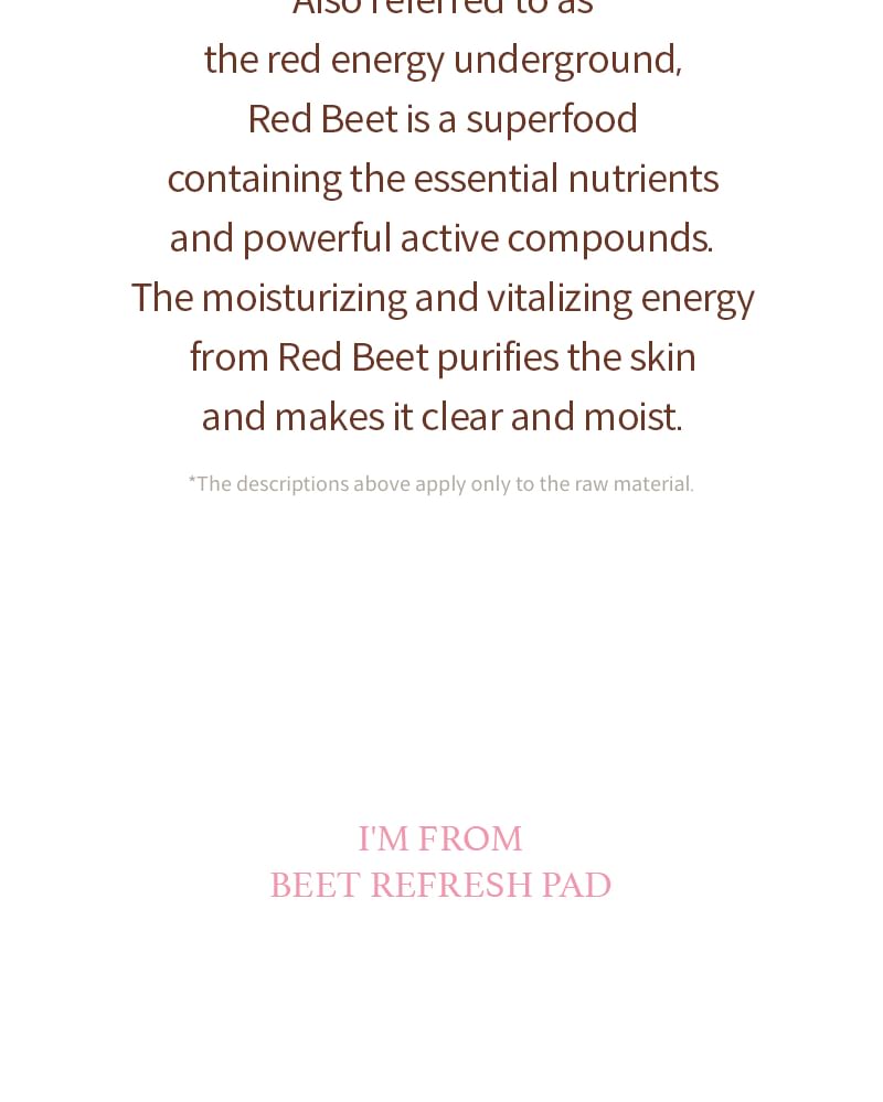 Beet Refresh Pad 2pcs Bundle Set