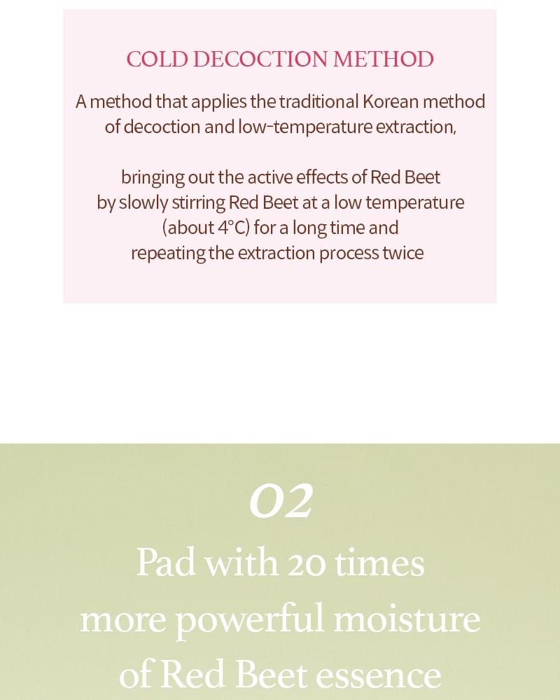 Beet Refresh Pad 2pcs Bundle Set