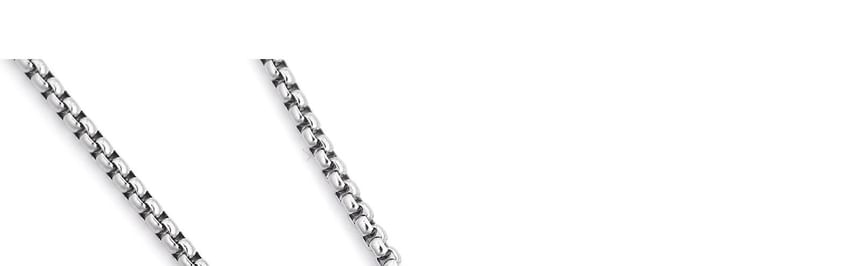 Interlocking Hoop Pendant S925 Sterling Silver Necklace