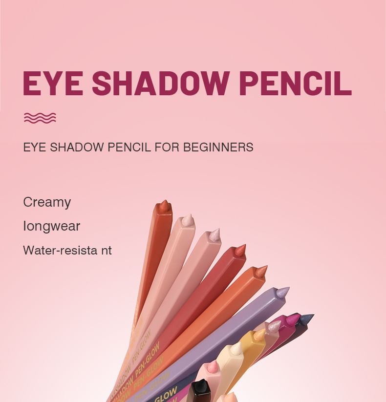 Creamy Matte and Glow Eye Shadow Pencil - 24 Colors