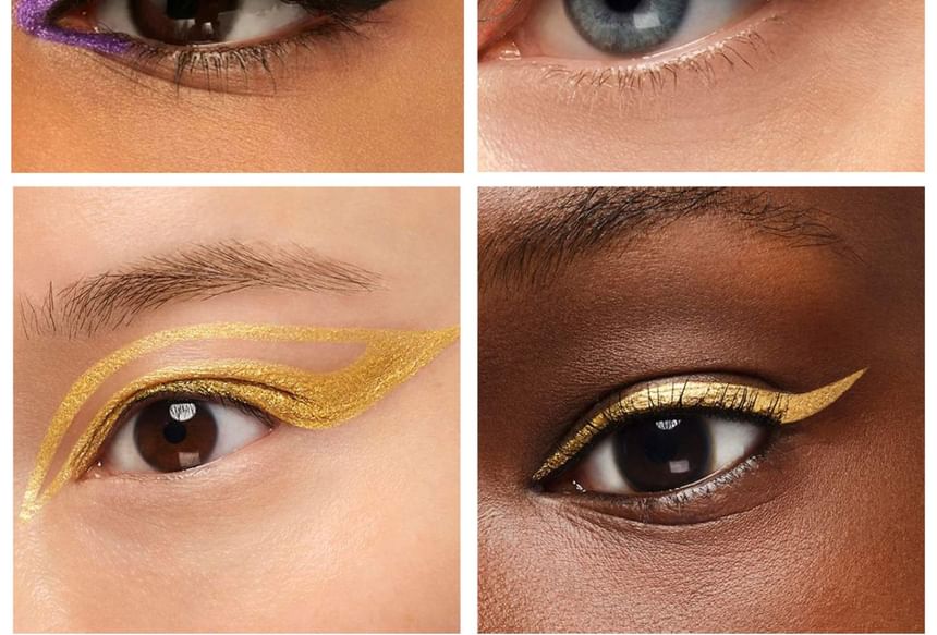 Vivid Metallic Luster Liquid Eyeliner - 10 Colors