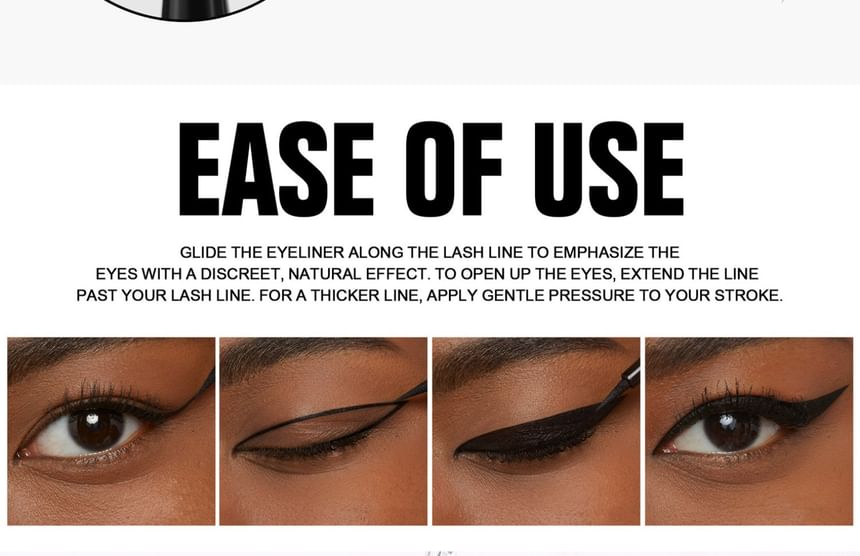 Vivid Metallic Luster Liquid Eyeliner - 10 Colors