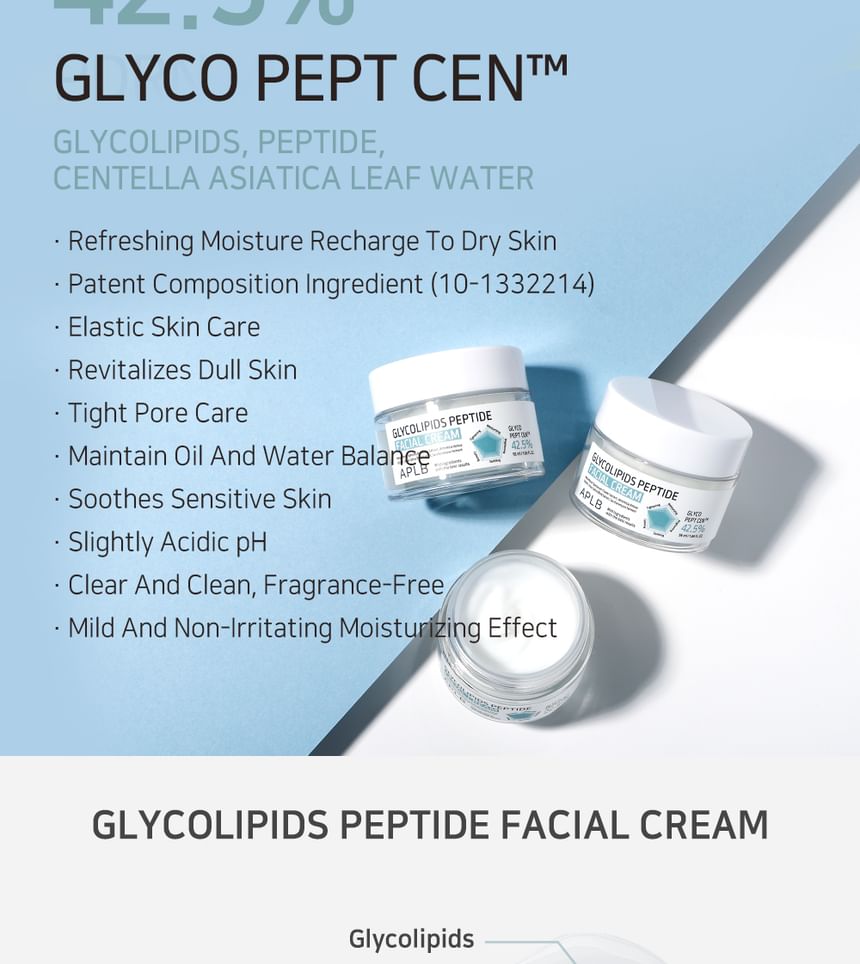 Glycolipids Peptide Facial Cream
