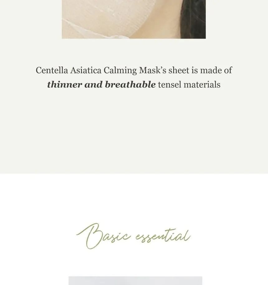 Centella Asiatica Calming Mask Bundle Set