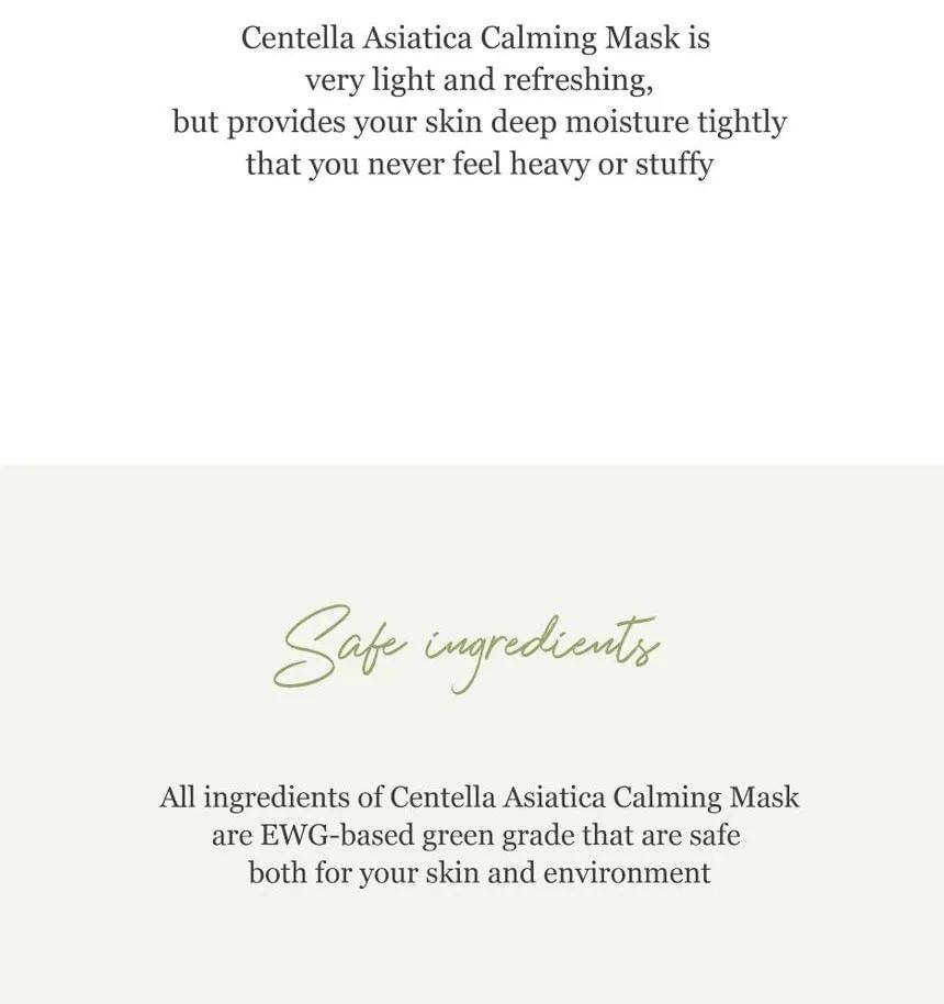 Centella Asiatica Calming Mask Bundle Set