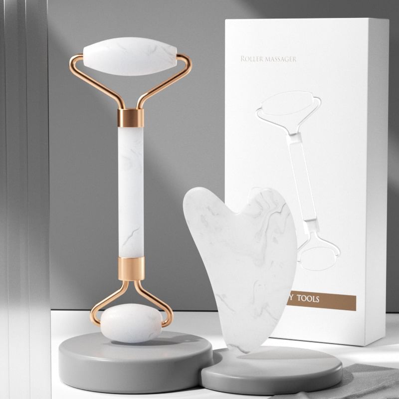 Resin Face Massage Roller / Gua Sha Scraper