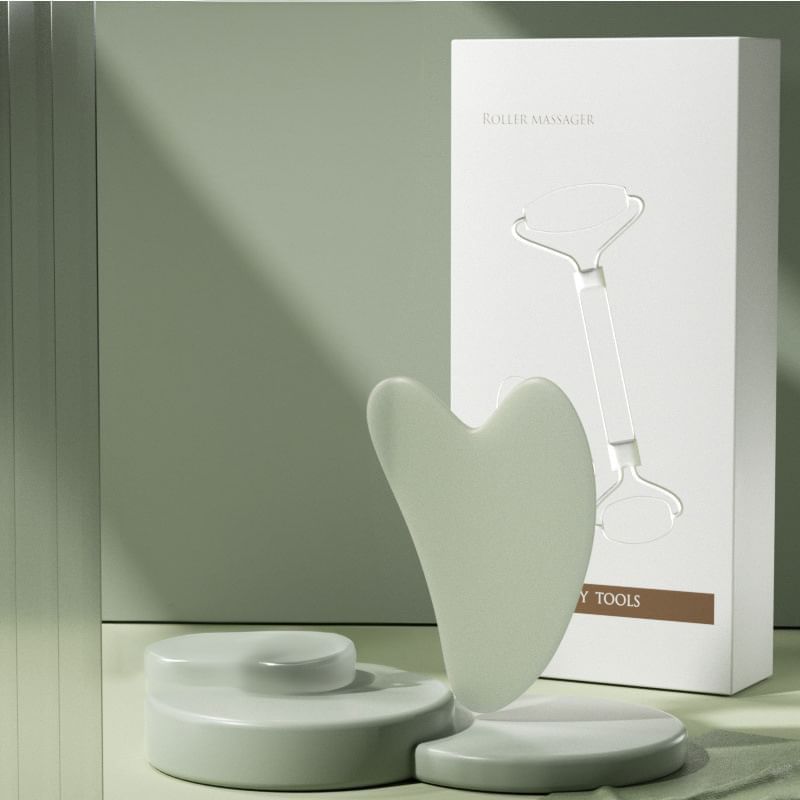 Resin Face Massage Roller / Gua Sha Scraper