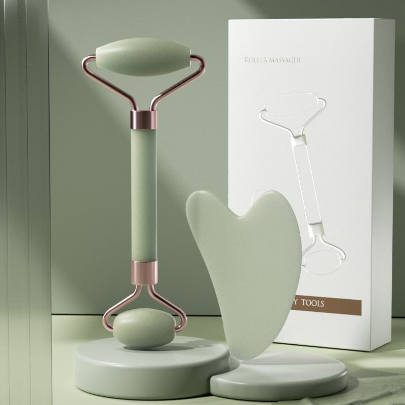 Resin Face Massage Roller / Gua Sha Scraper
