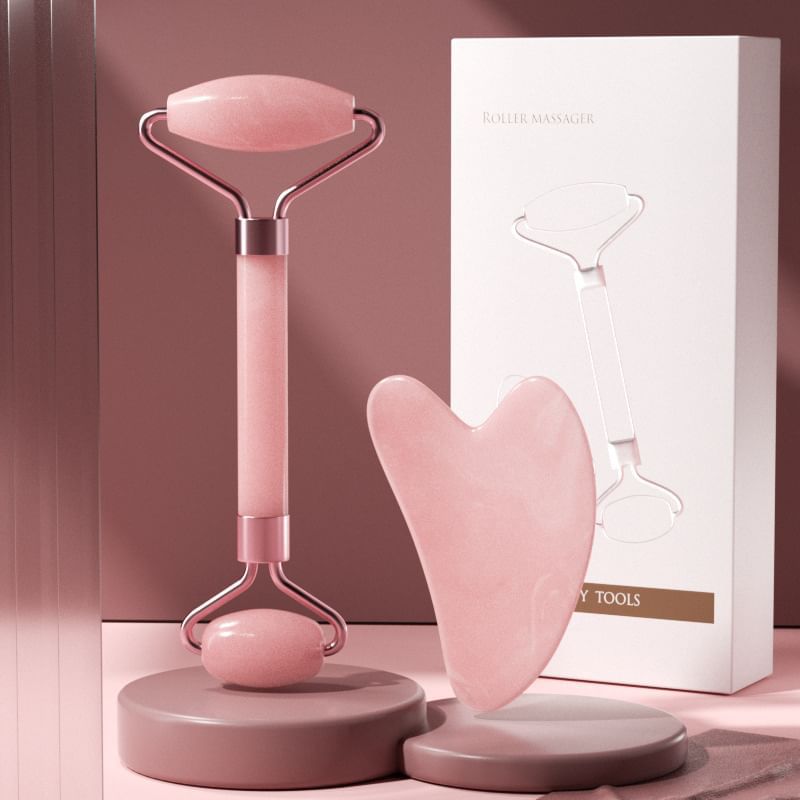Resin Face Massage Roller / Gua Sha Scraper
