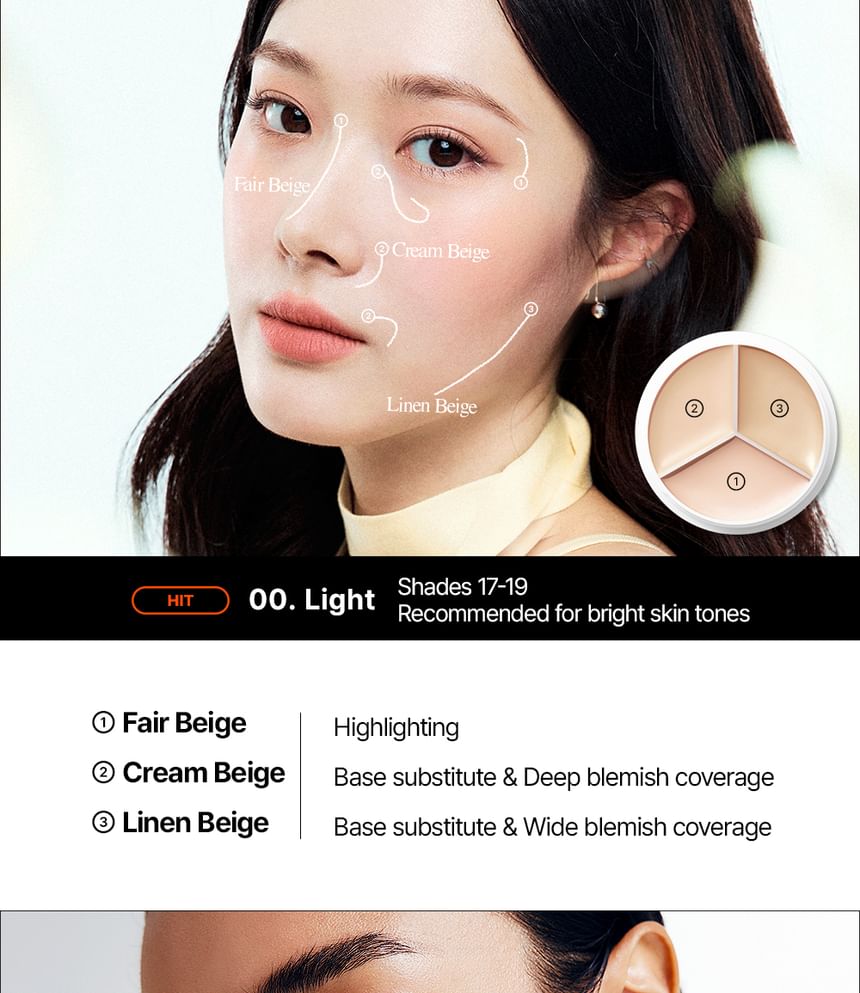Cover Up Pro Concealer - 7 Types