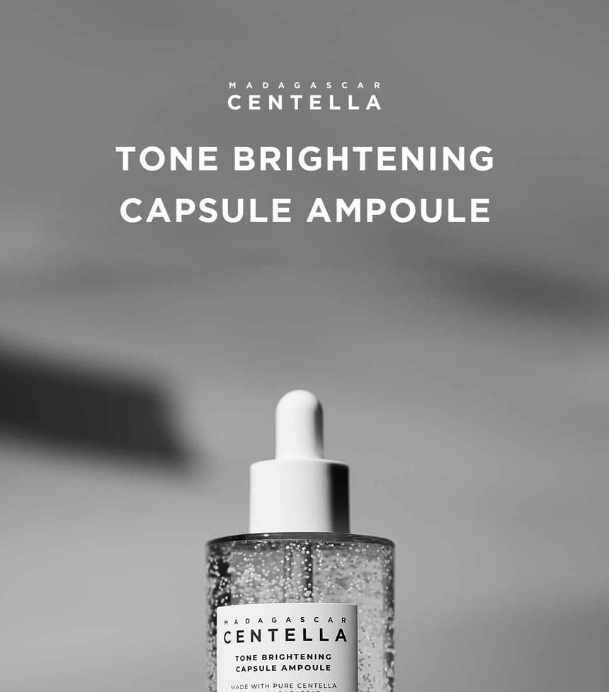 Madagascar Centella Tone Brightening Capsule Ampoule Jumbo 2pcs Bundle Set