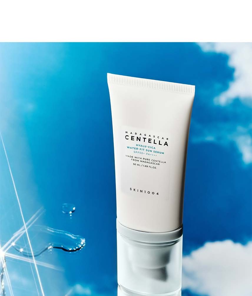 Madagascar Centella Hyalu-Cica Water-Fit Sun Serum 50ml Twin Pack 2sets Bundle Set
