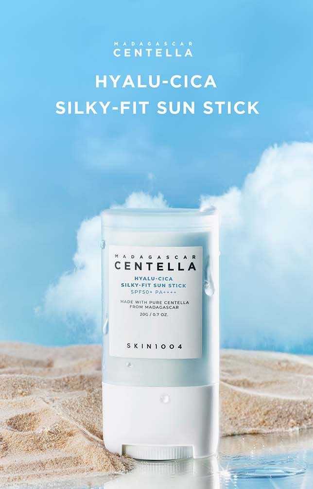 Madagascar Centella Hyalu-Cica Silky-Fit Sun Stick 2pcs Bundle Set