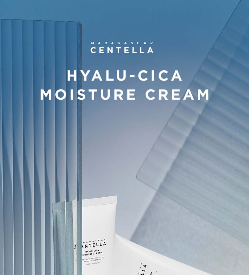 Madagascar Centella Hyalu-Cica Moisture Cream 2pcs Bundle Set