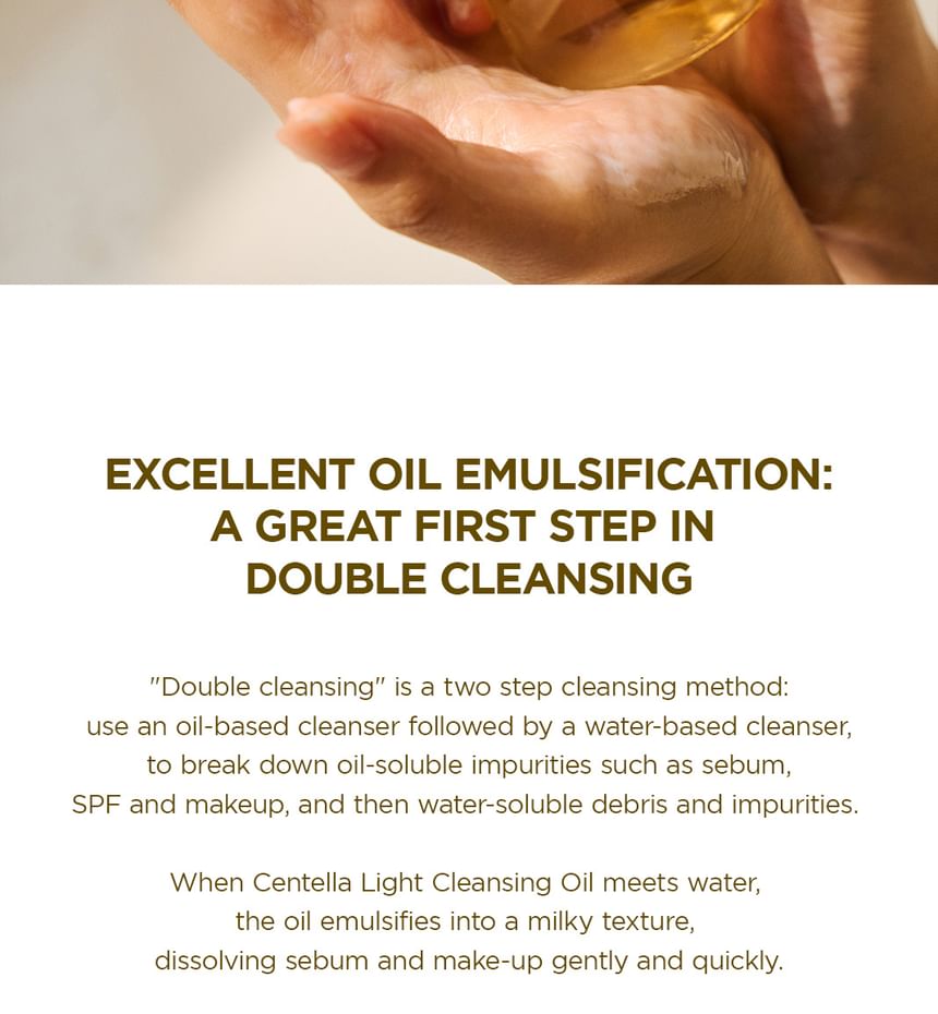 Madagascar Centella Light Cleansing Oil