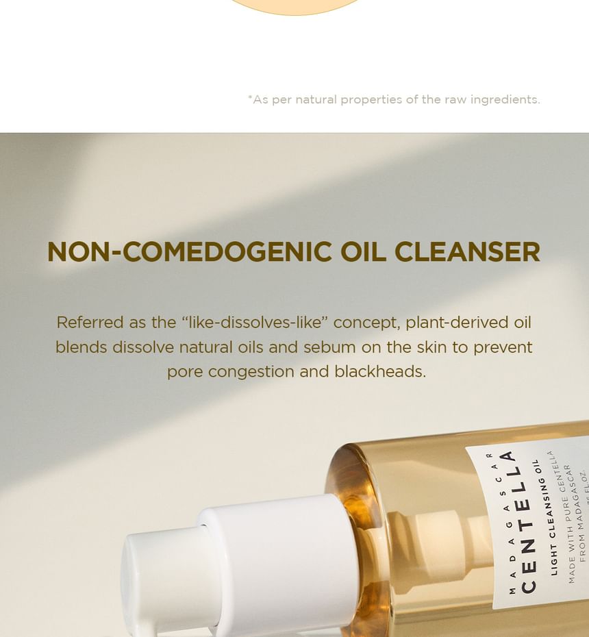 Madagascar Centella Light Cleansing Oil