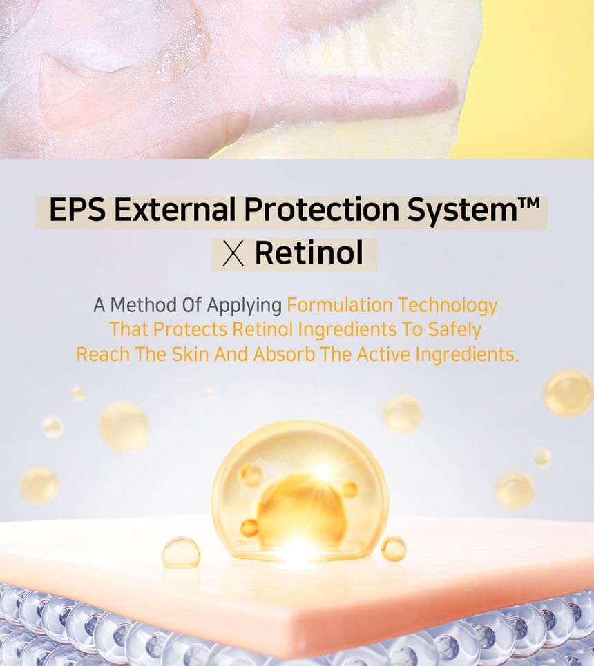 Retinol Vitamin C Vitamin E Sheet Mask