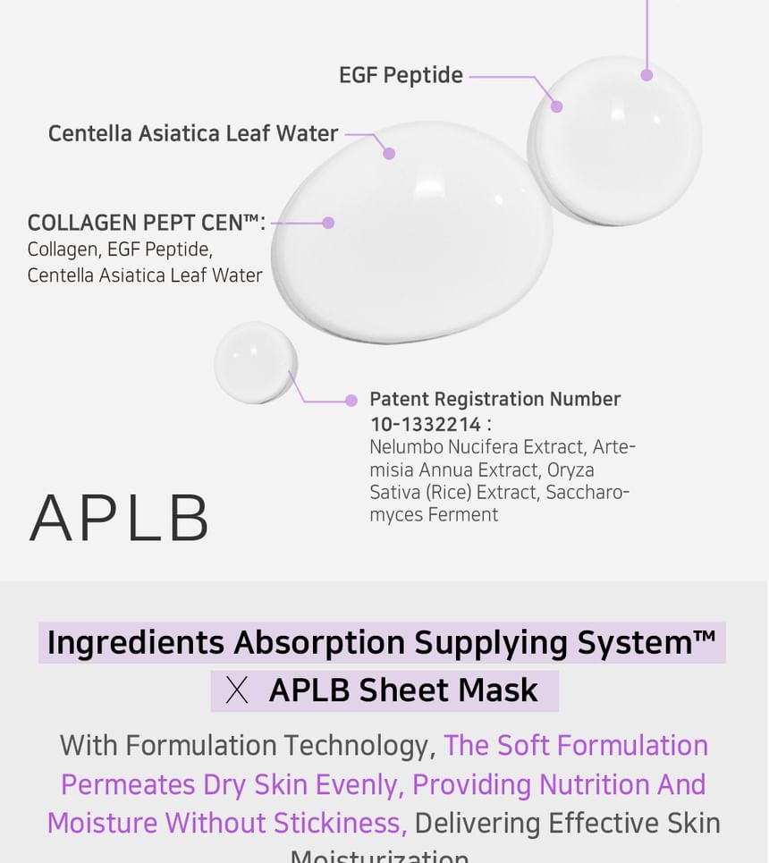Collagen EGF Peptide Sheet Mask