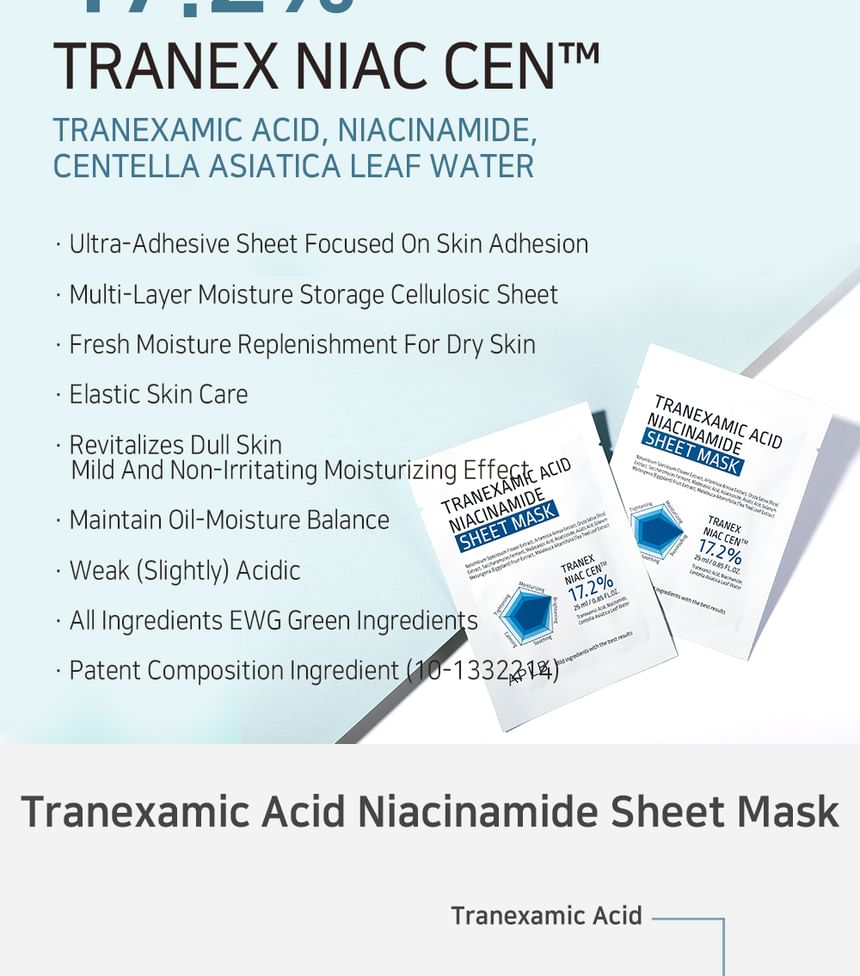 Tranexamic Acid Niacinamide Sheet Mask
