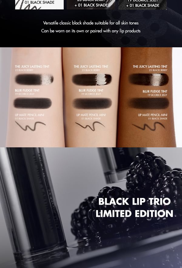 Black Lip Trio Set