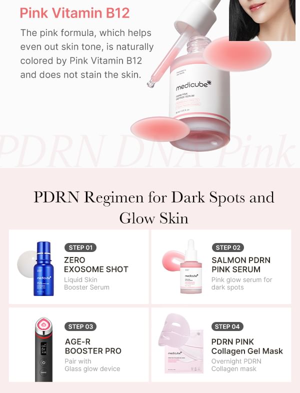 PDRN Pink Peptide Serum 2pcs Bundle Set