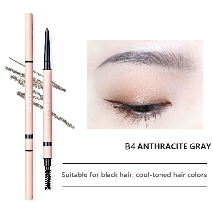 2 In 1 Eyebrow Pencil - 5 Colors (1-5)