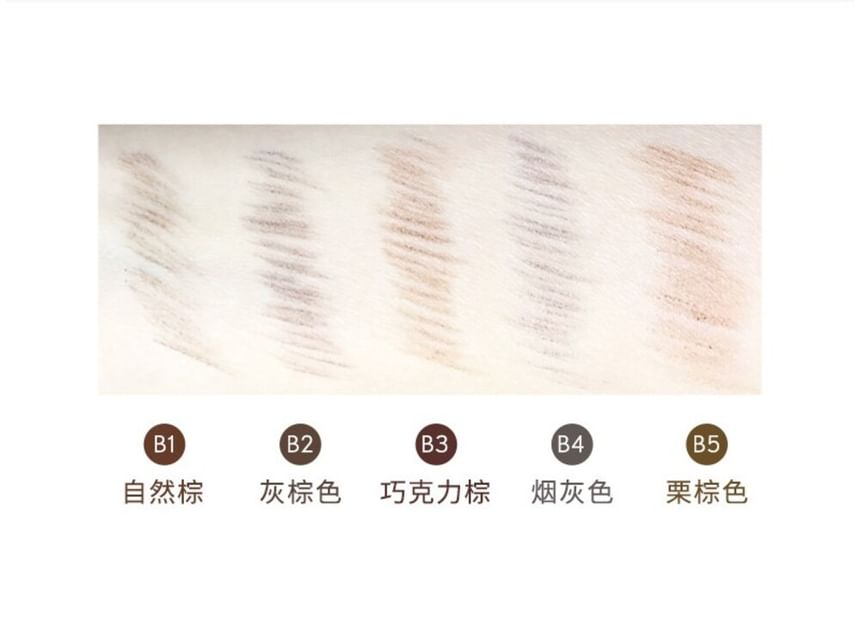 2 In 1 Eyebrow Pencil - 5 Colors (1-5)
