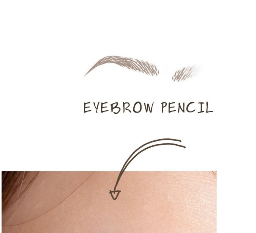 2 In 1 Eyebrow Pencil - 5 Colors (1-5)