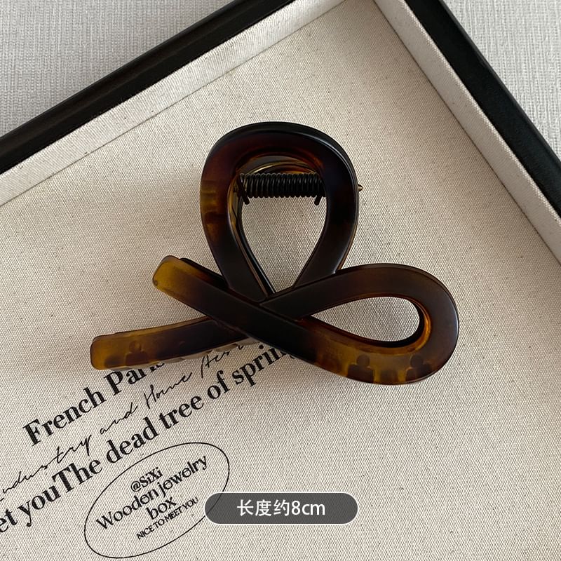 Knot Acrylic Hair Claw Clip (Various Designs)