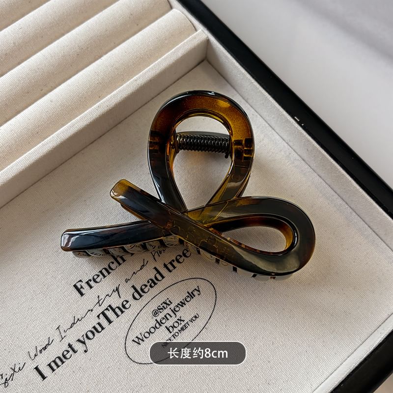 Knot Acrylic Hair Claw Clip (Various Designs)