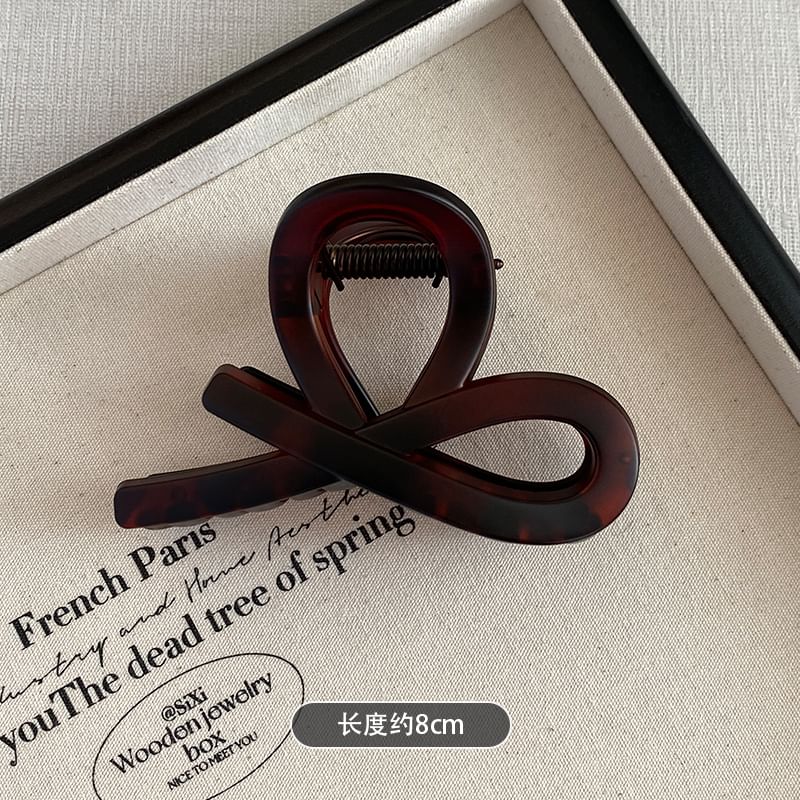 Knot Acrylic Hair Claw Clip (Various Designs)