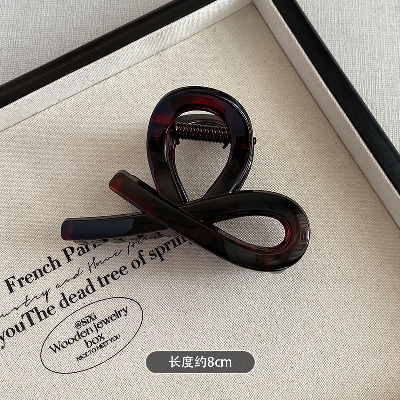 Knot Acrylic Hair Claw Clip (Various Designs)